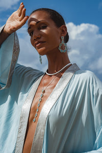 Aqua Earrings
