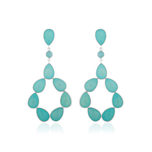 Aqua Earrings