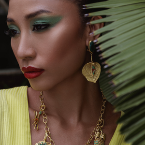Anthurium Earrings